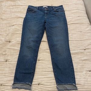 Loft step hem jeans